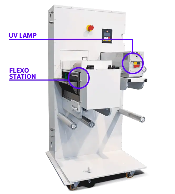 UV Varnish module for your best labels