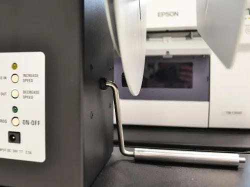 label rewinder and unwinder for epson D3800 printer detail