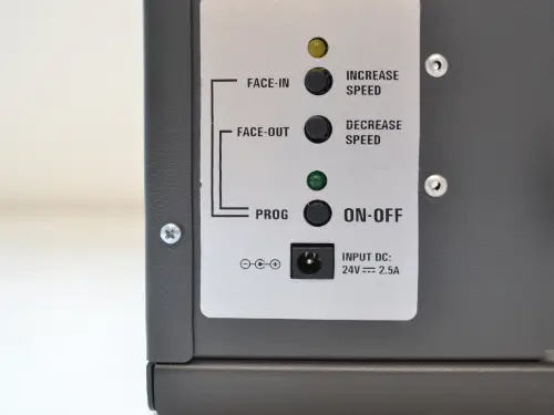 DPR small label rewinder detail